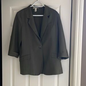 Kenneth Cole Dark Olive Blazer